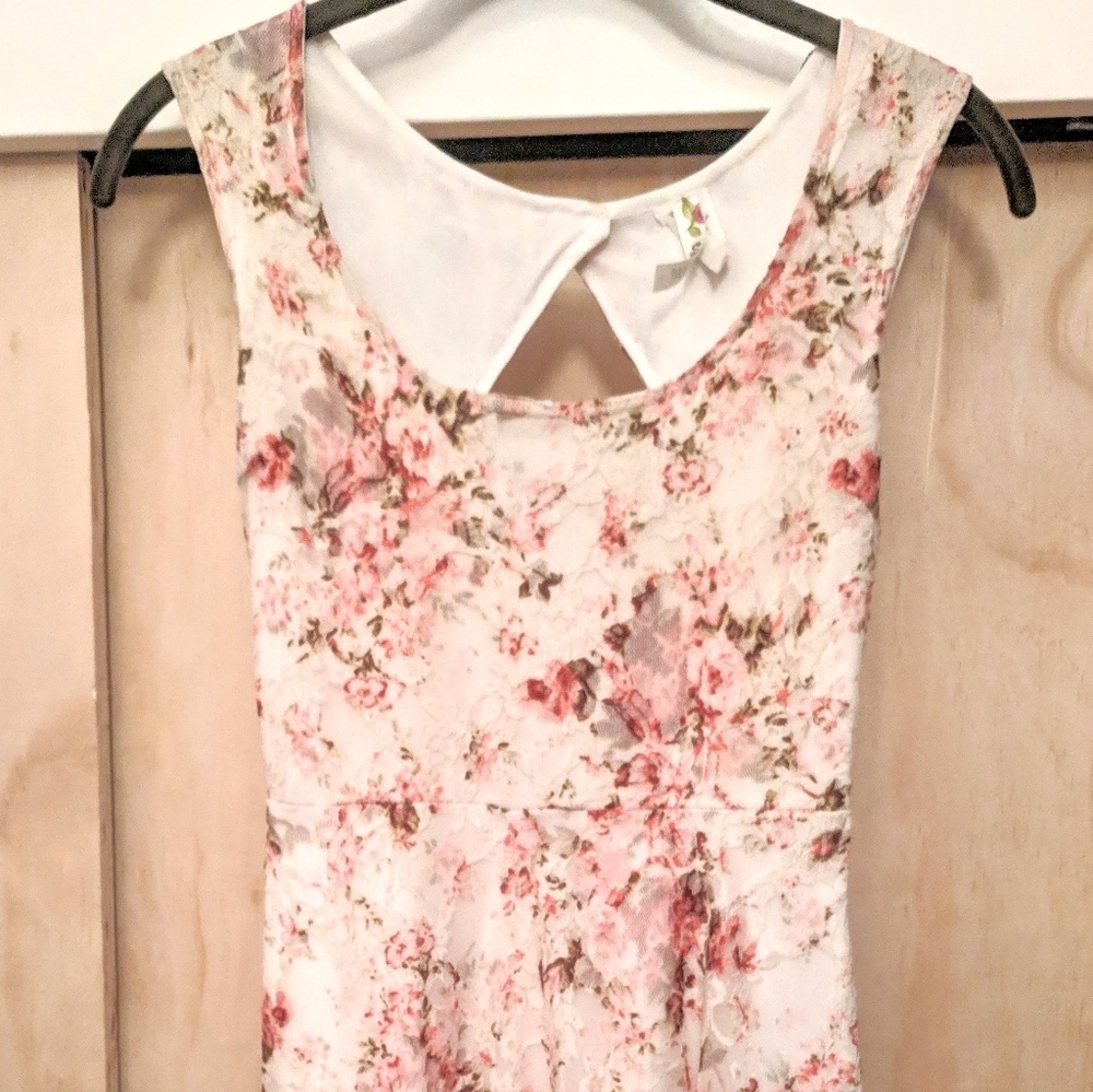 Floral Lace Babydoll Dress